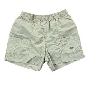 AFTCO The Original Fishing Shorts khaki Mens Size 38 Summer Outdoors